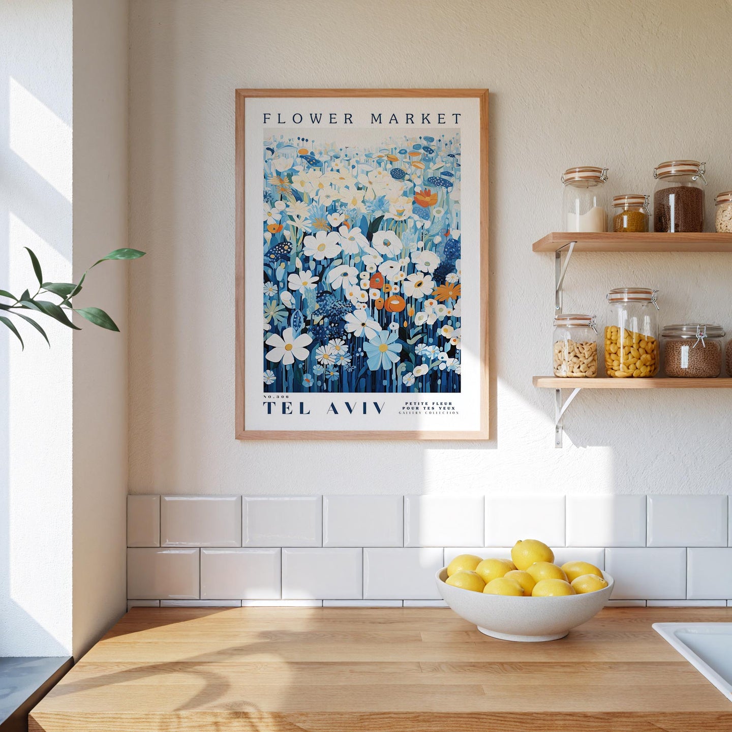 Tel Aviv Flower Market Poster - Poster - Flower Poster