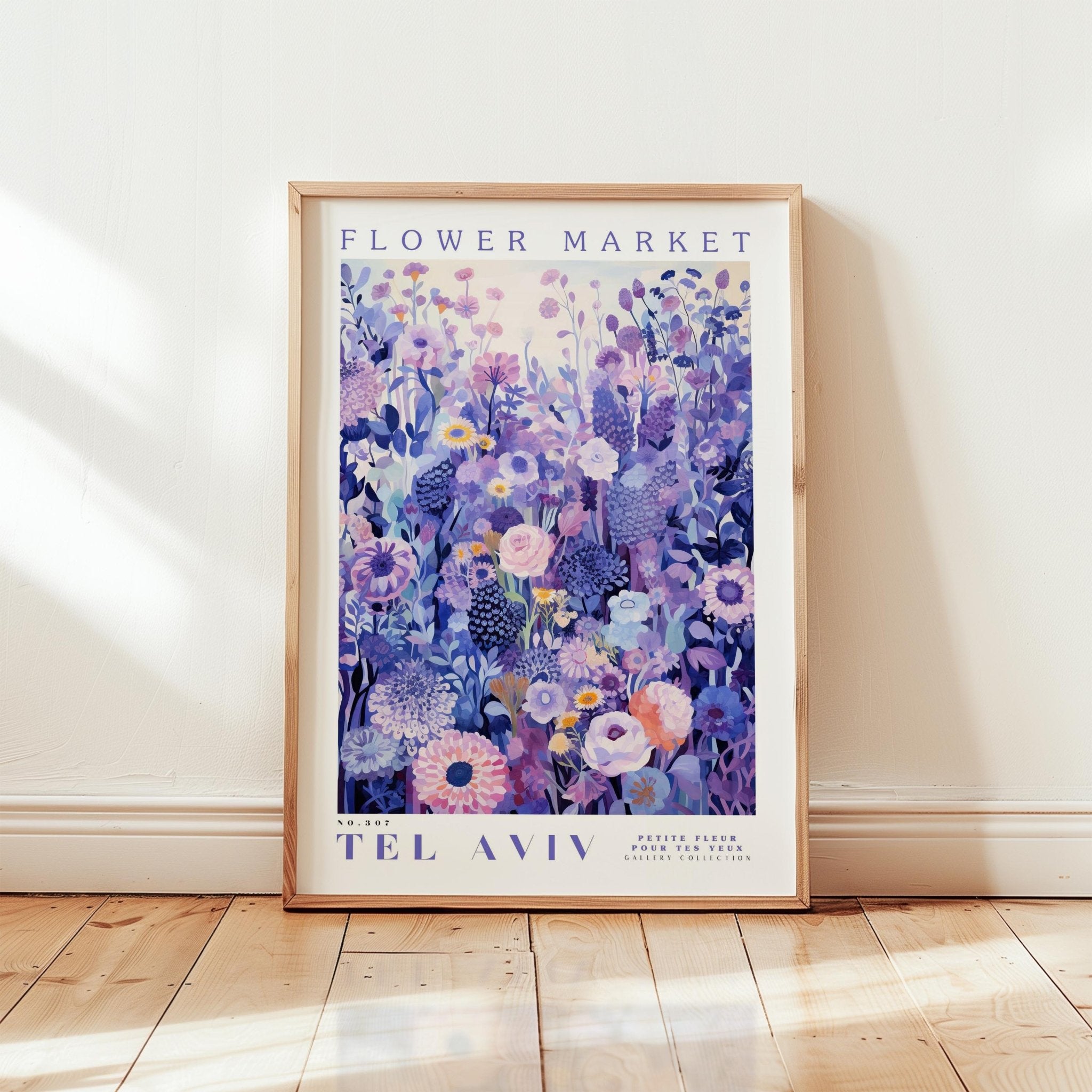 Tel Aviv Flower Market Poster - Poster - Flower Poster