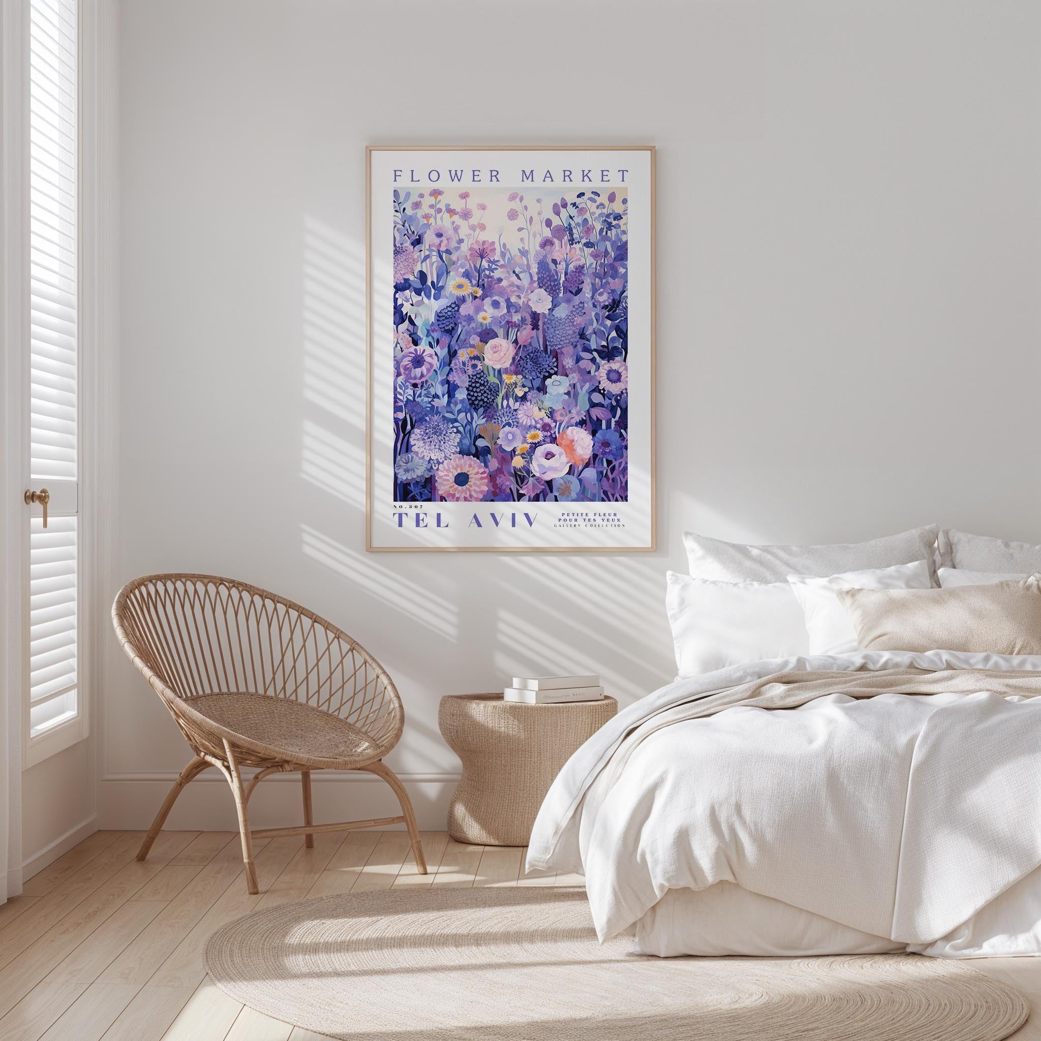 Tel Aviv Flower Market Poster - Poster - Flower Poster