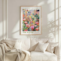 The Hauge Flower Market Poster - Poster - Flower Poster
