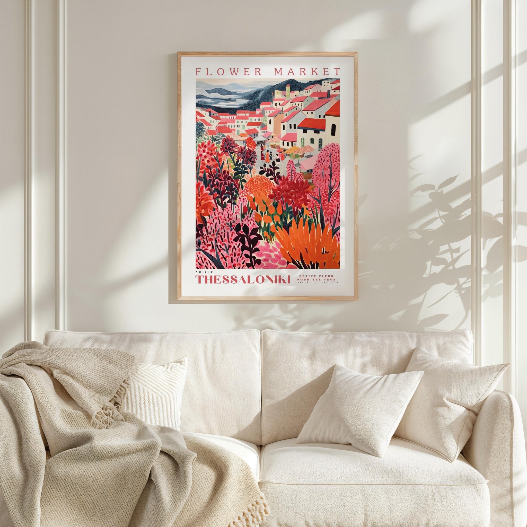 Thessaloniki Flower Market Poster - Posters - Flower Poster