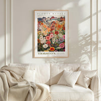 Thorshavn Flower Market Poster - posters - Flower Poster