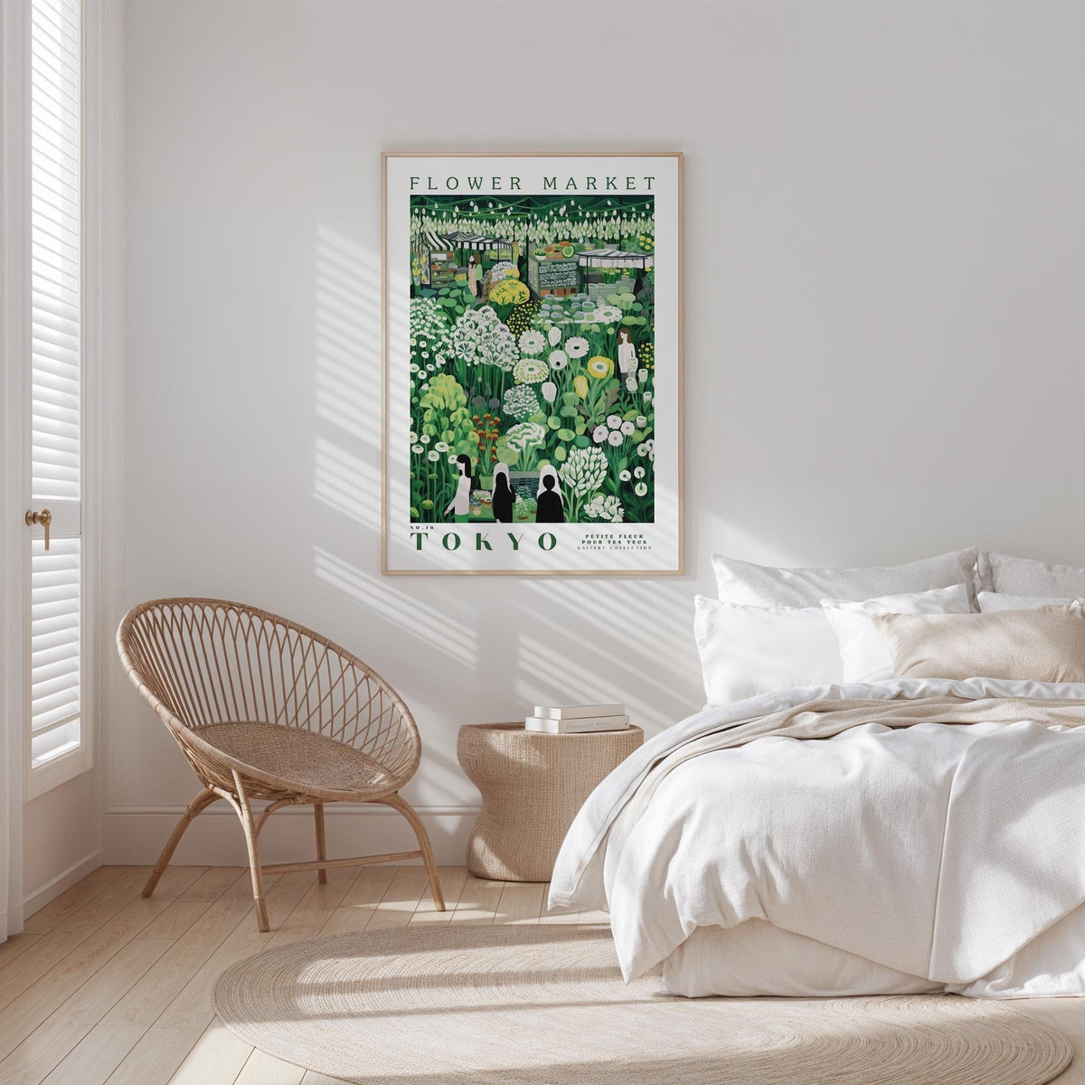 Tokyo Flower Market Poster - Posters - Flower Poster