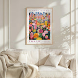 Tokyo Flower Market Poster - Posters - Flower Poster