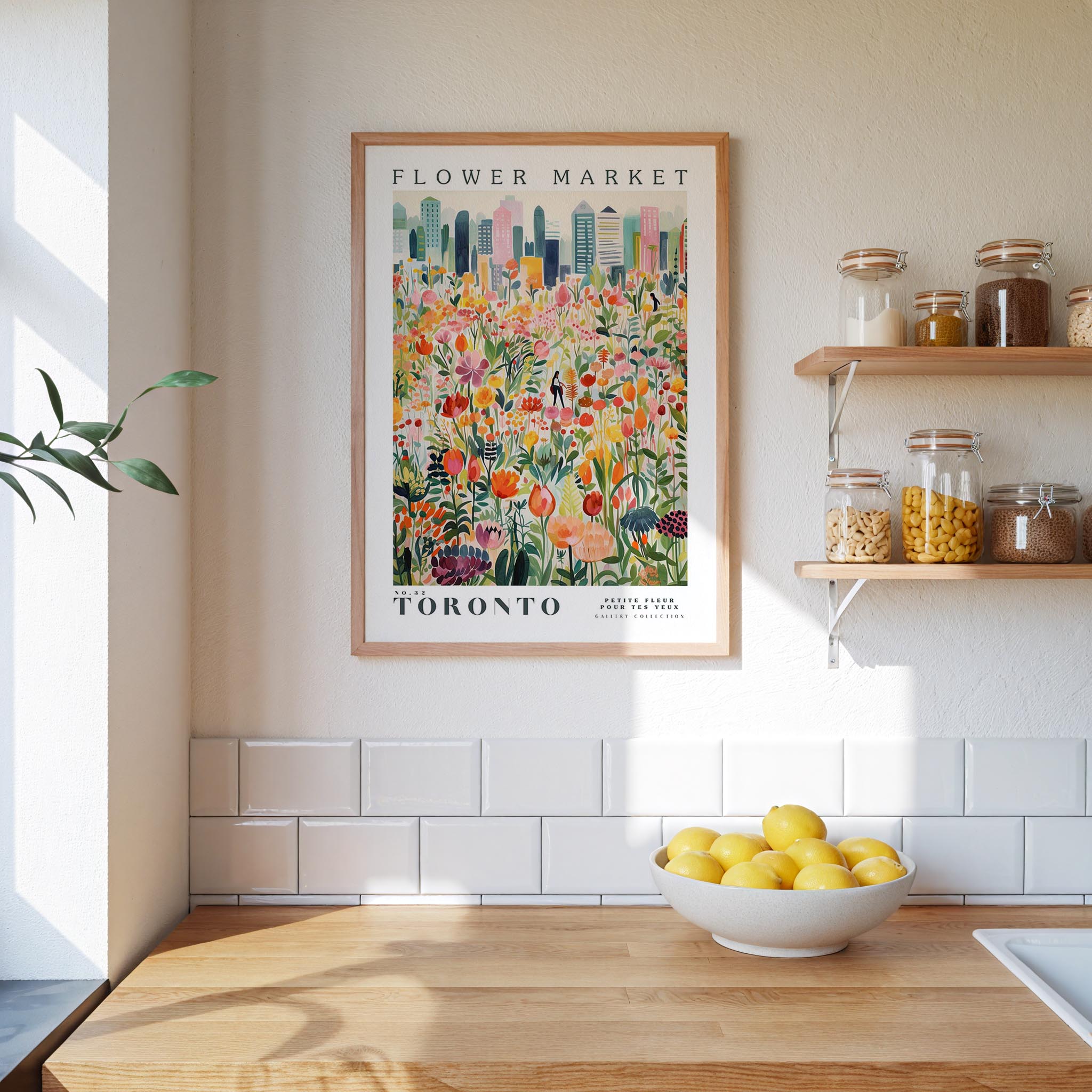 Toronto Flower Market Poster - Posters - Flower Poster