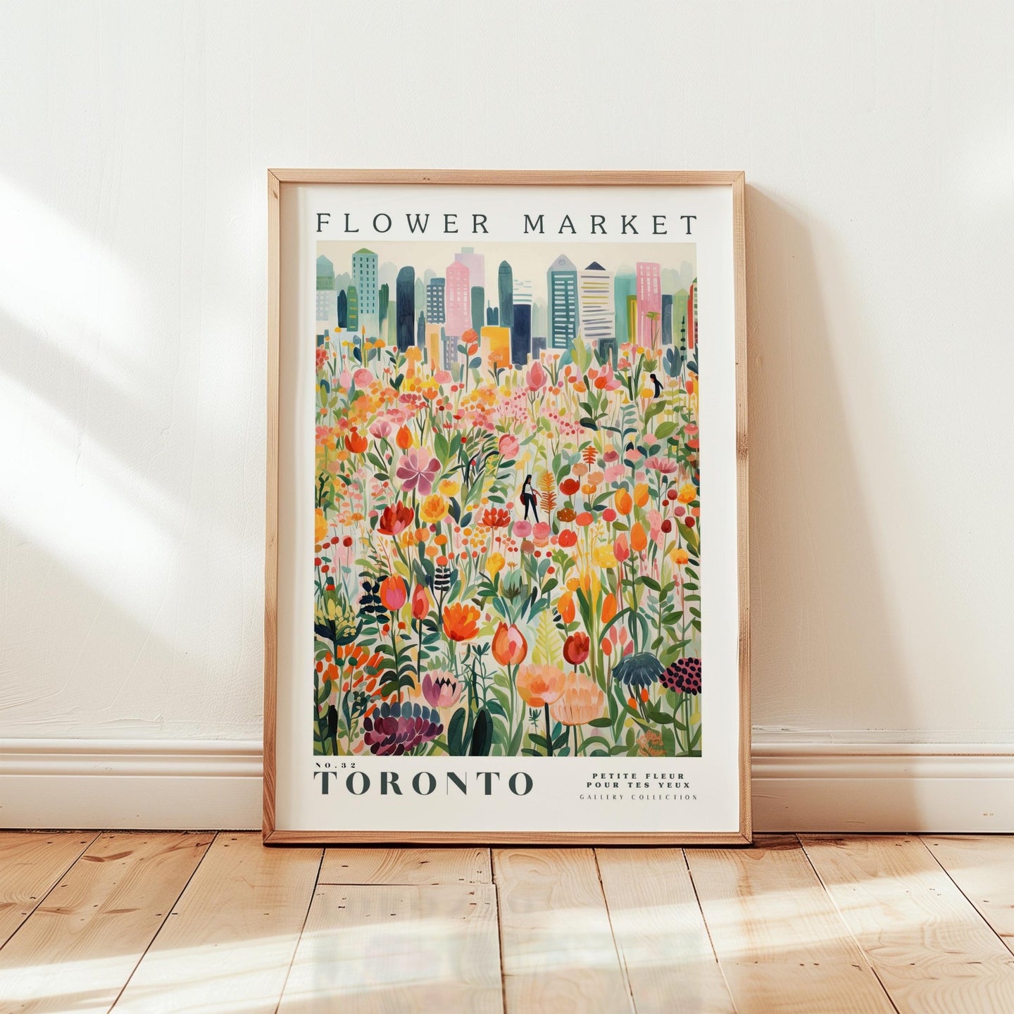 Toronto Flower Market Poster - Posters - Flower Poster