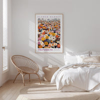 Trondheim Flower Market Poster - Poster - Flower Poster