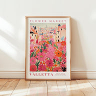 Valletta Flower Market Poster - Posters - Flower Poster
