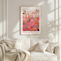 Valletta Flower Market Poster - Posters - Flower Poster