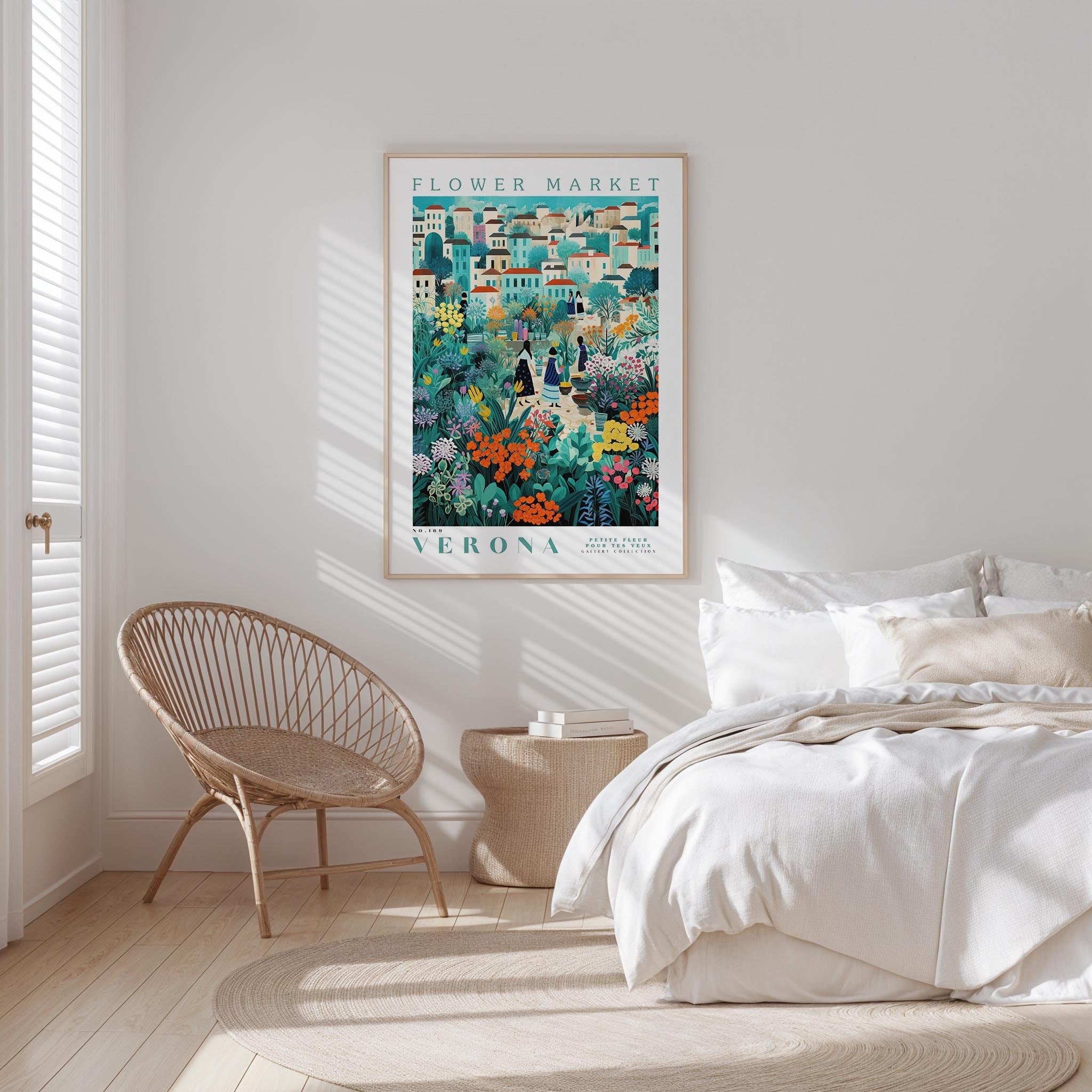 Verona Flower Market - Print Material - Flower Poster
