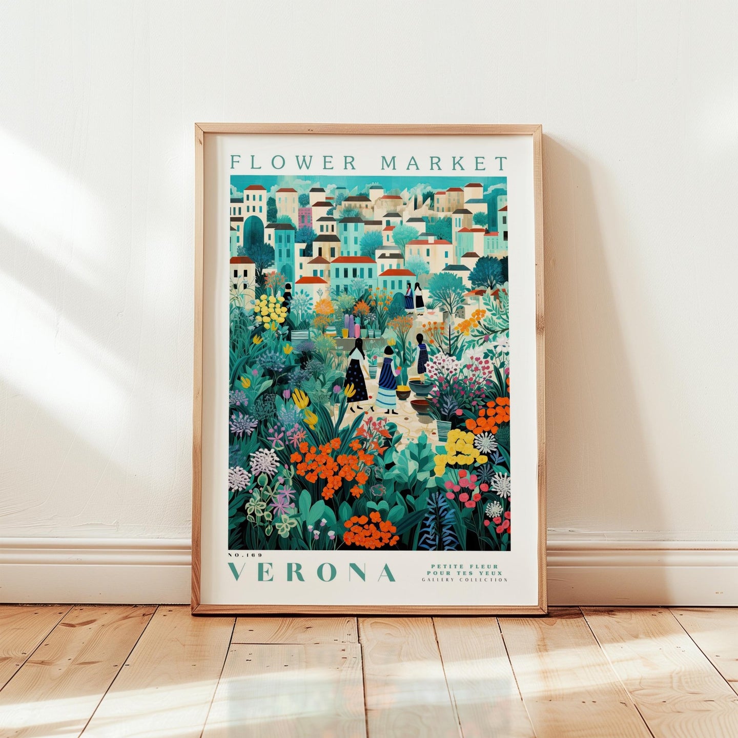 Verona Flower Market - Print Material - Flower Poster