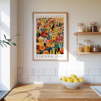 Vienna Flower Market Poster - Posters - Flower Poster
