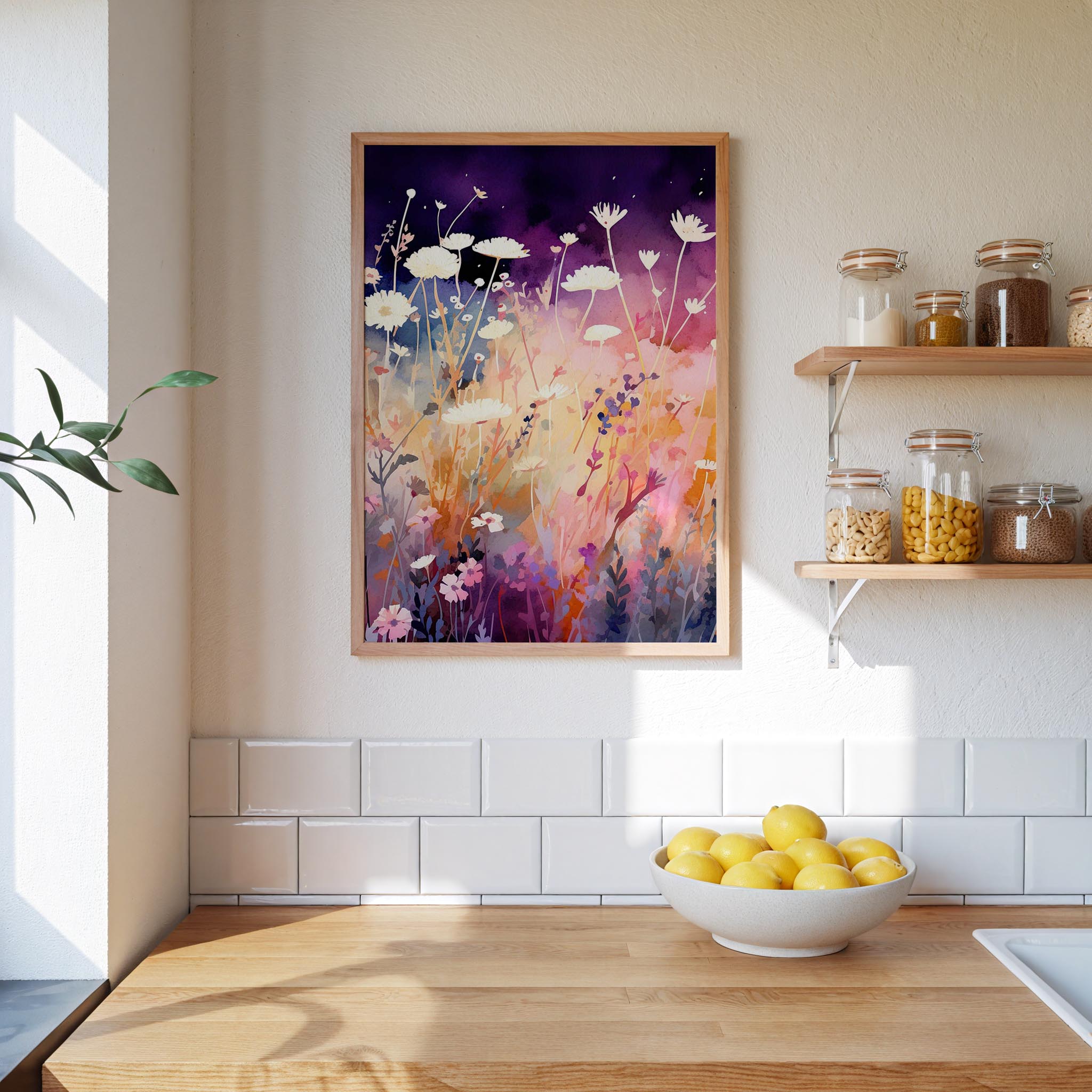 Vintage Wildflower Floral Poster - Poster - Flower Poster