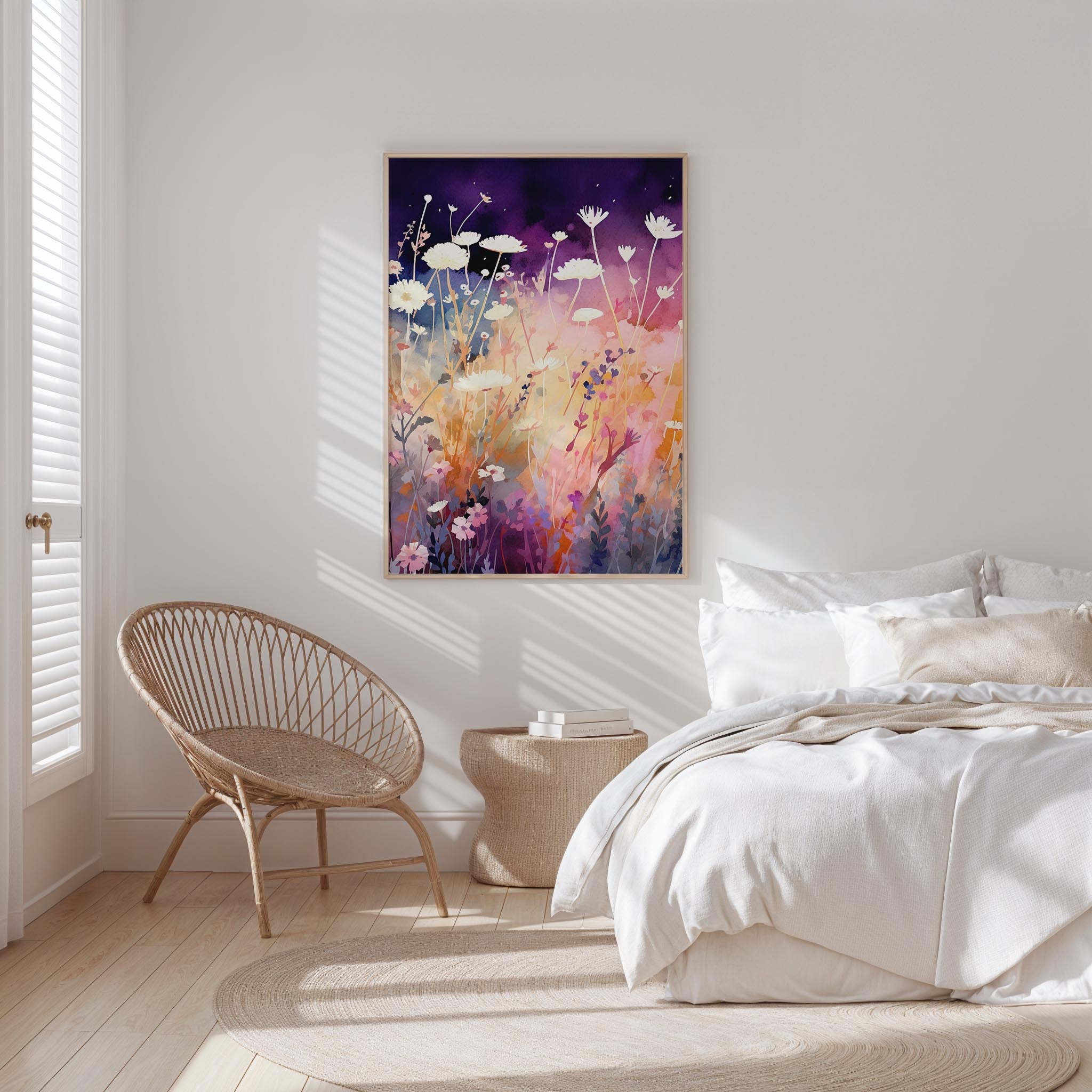 Vintage Wildflower Floral Poster - Poster - Flower Poster