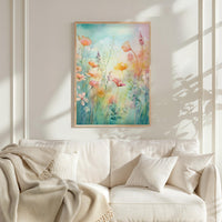 Vintage Wildflower Floral Poster - Poster - Flower Poster
