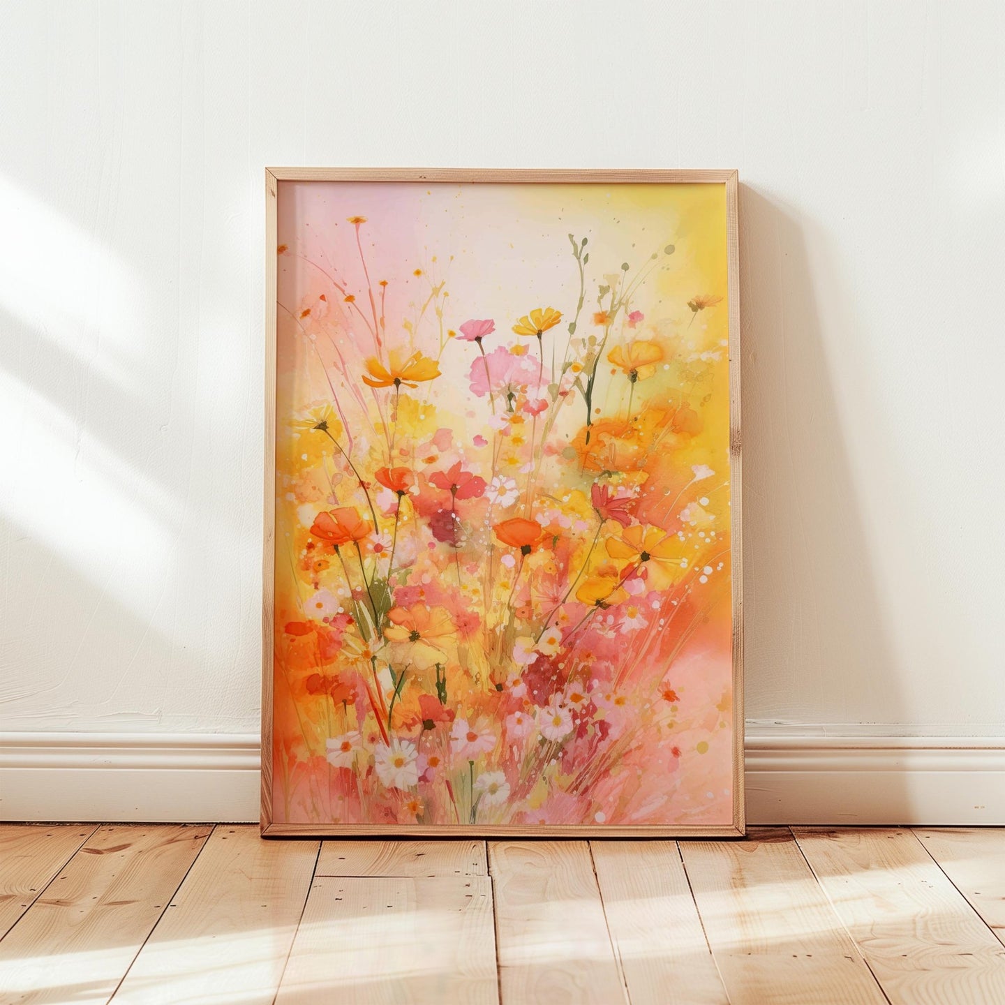 Vintage Wildflower Floral Poster - Poster - Flower Poster