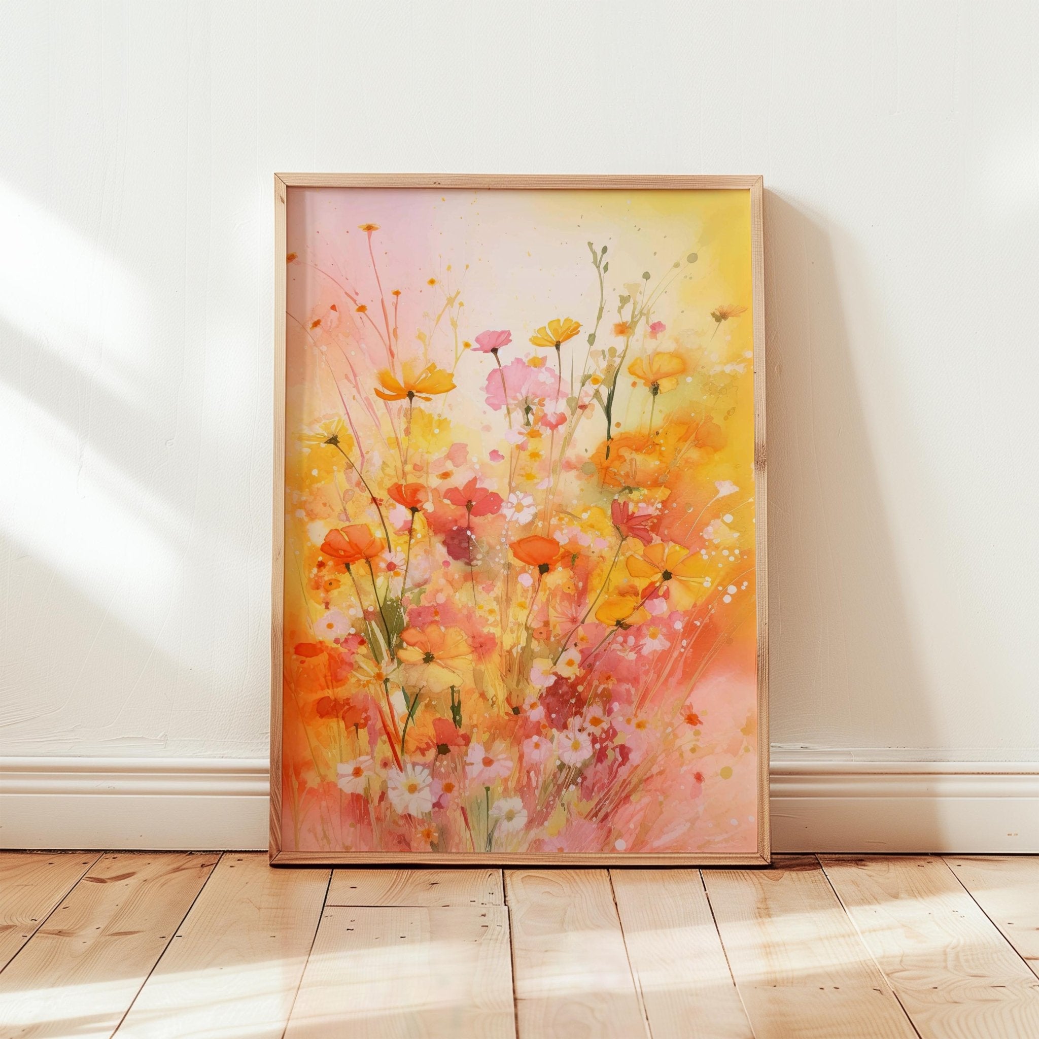 Vintage Wildflower Floral Poster - Poster - Flower Poster