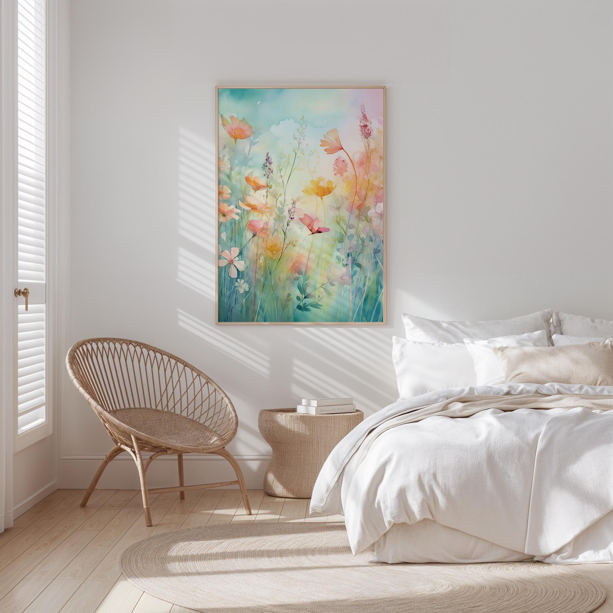 Vintage Wildflower Floral Poster - Poster - Flower Poster