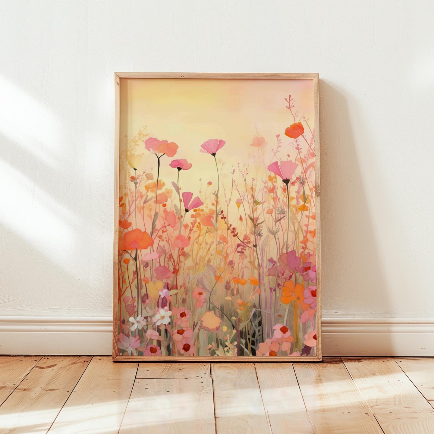Vintage Wildflower Floral Poster - Poster - Flower Poster