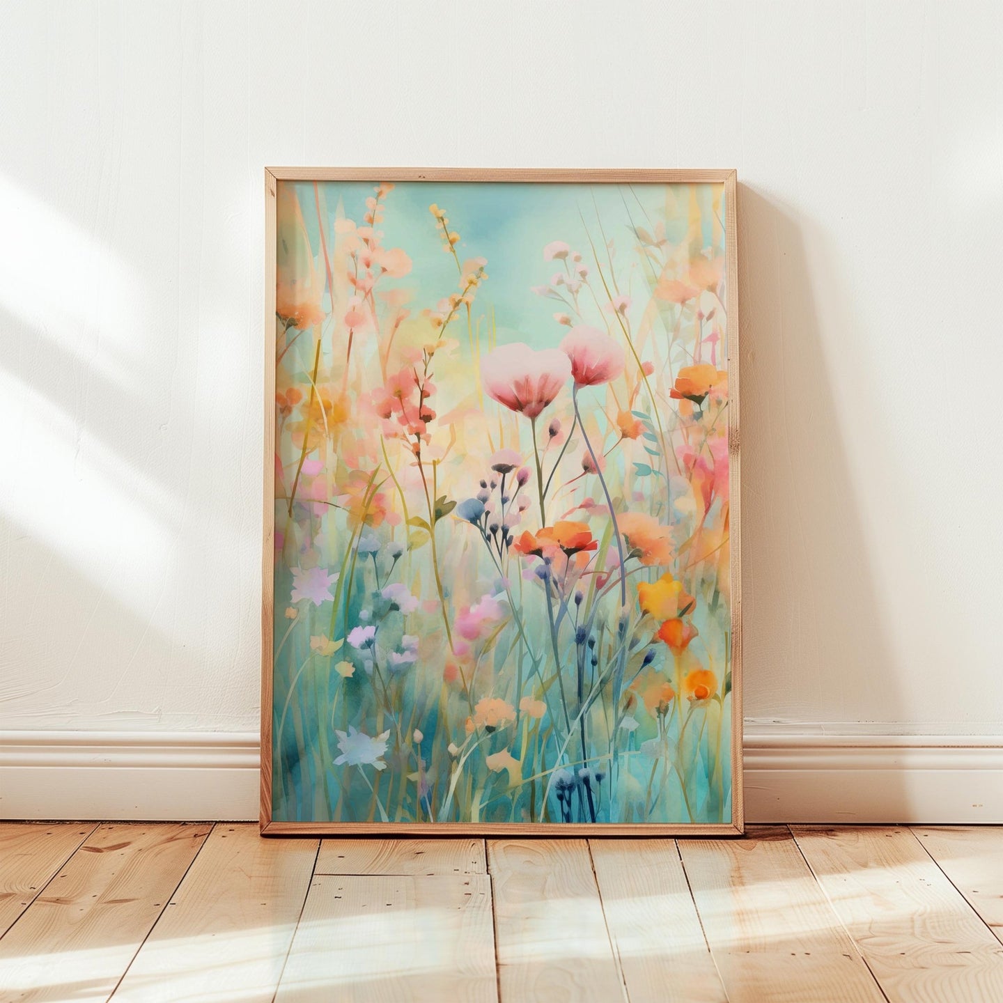 Vintage Wildflower Floral Poster - Poster - Flower Poster