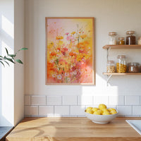 Vintage Wildflower Floral Poster - Poster - Flower Poster