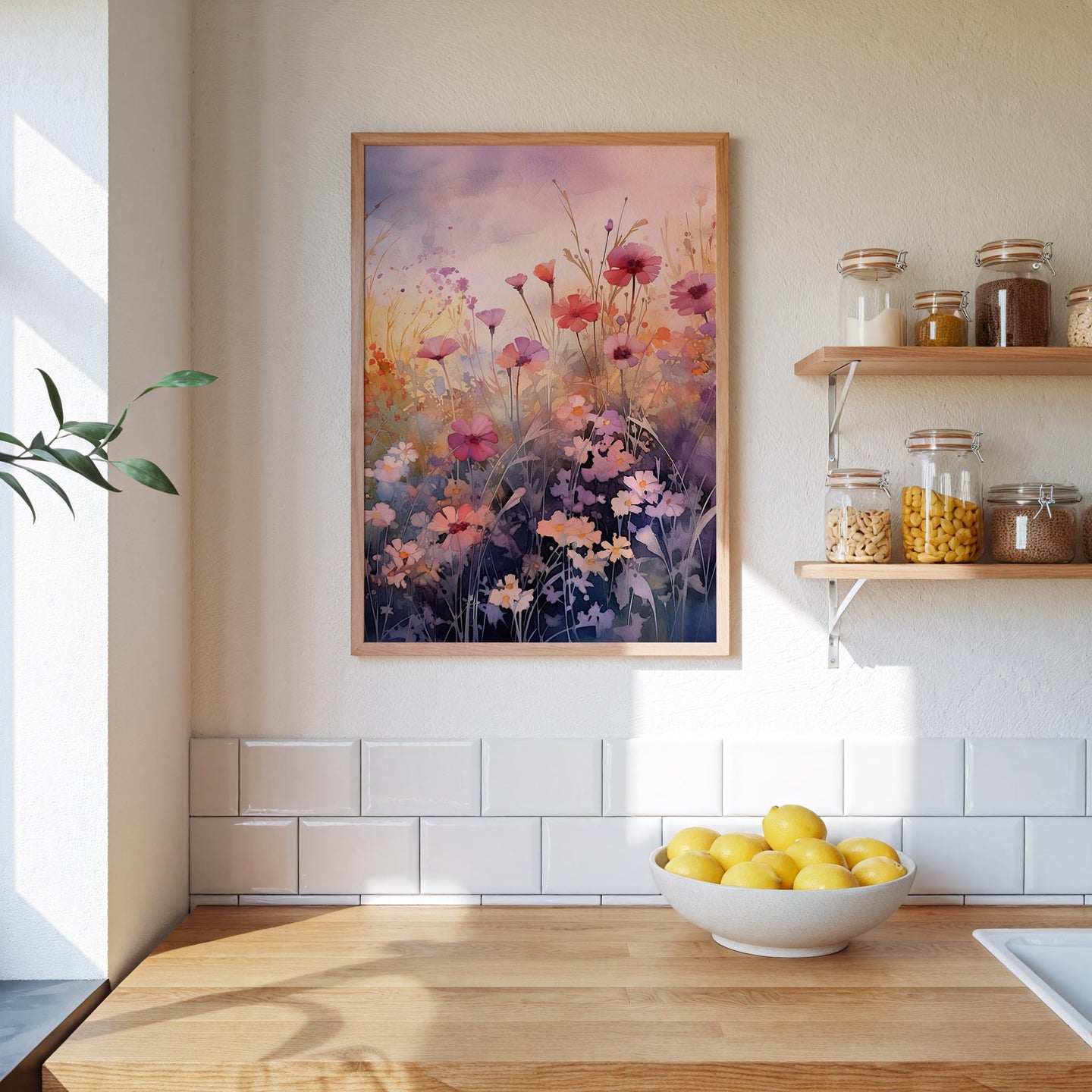 Vintage Wildflower Floral Poster - Poster - Flower Poster