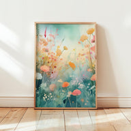 Vintage Wildflower Floral Poster - Poster - Flower Poster