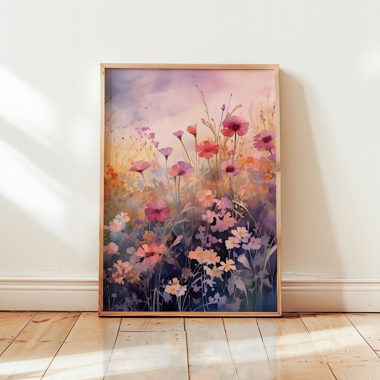 Vintage Wildflower Floral Poster - Poster - Flower Poster