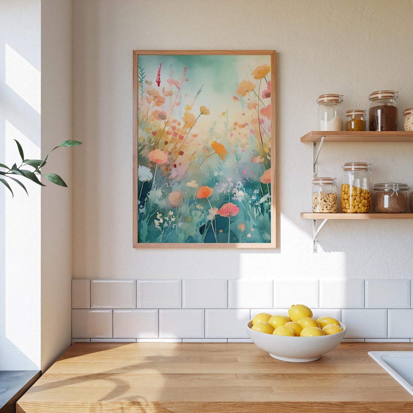 Vintage Wildflower Floral Poster - Poster - Flower Poster