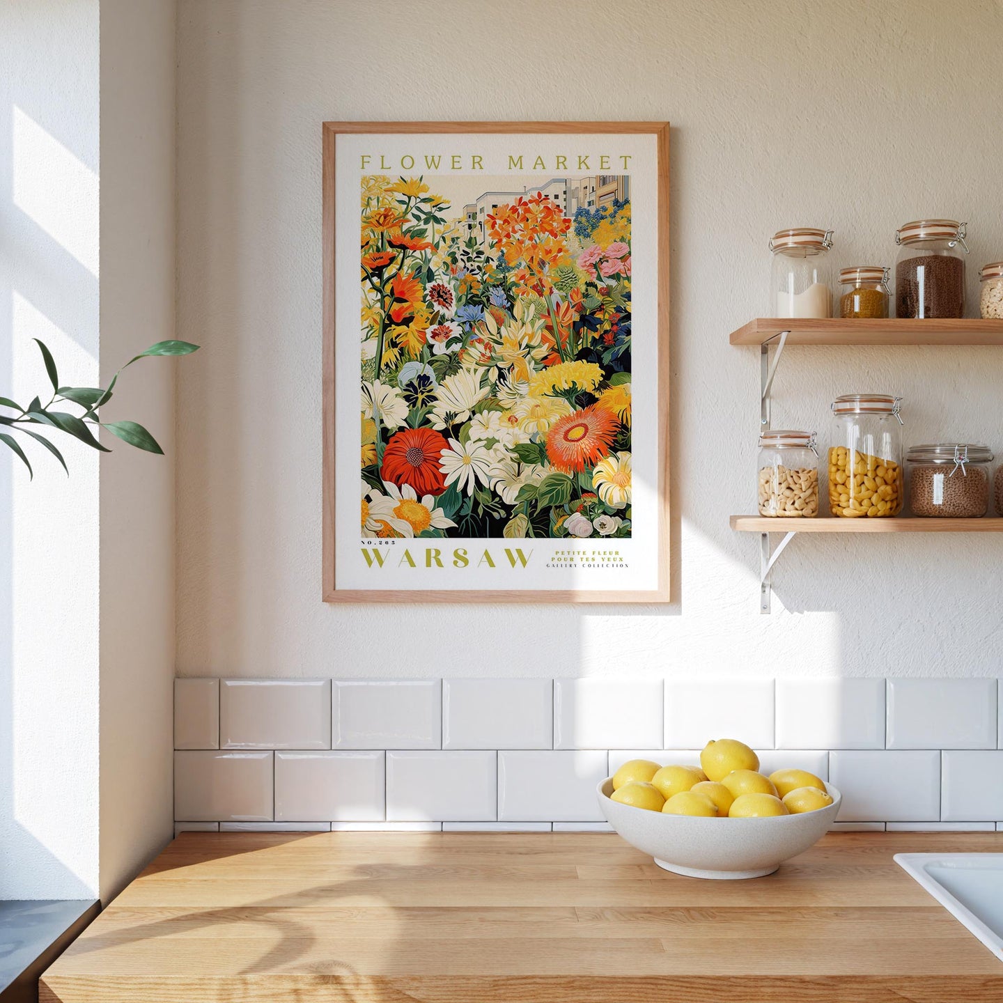 Warsaw Flower Market Poster - Poster - Flower Poster