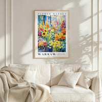 Warsaw Flower Market Poster - Posters - Flower Poster