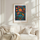 Whimsical Floral Pattern Poster - Poster - Flower Poster