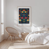 Whimsical Floral Pattern Poster - Poster - Flower Poster