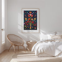 Whimsical Floral Pattern Poster - Poster - Flower Poster