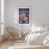 Whimsical Floral Pattern Poster - Poster - Flower Poster
