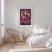 Whimsical Floral Pattern Poster - Poster - Flower Poster