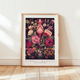 Whimsical Floral Pattern Poster - Poster - Flower Poster