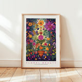 Whimsical Floral Pattern Poster - Poster - Flower Poster