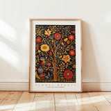 Whimsical Floral Pattern Poster - Poster - Flower Poster