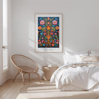 Whimsical Floral Pattern Poster - Poster - Flower Poster