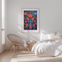 Whimsical Floral Pattern Poster - Poster - Flower Poster