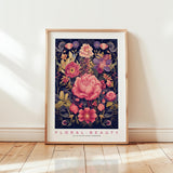 Whimsical Floral Pattern Poster - Poster - Flower Poster