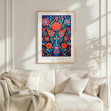 Whimsical Floral Pattern Poster - Poster - Flower Poster