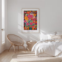 Whimsical Floral Pattern Poster - Poster - Flower Poster