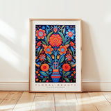 Whimsical Floral Pattern Poster - Poster - Flower Poster