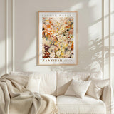 Zanzibar Flower Market Poster - Poster - Flower Poster